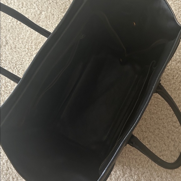 Celine Black, White, and Brown Satchel - Picture 2 of 5